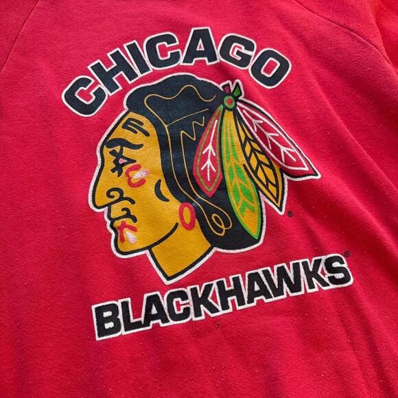 Vintage chicago blackhawks red crewneck - Picture 2 of 5